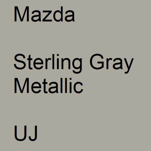 Mazda, Sterling Gray Metallic, UJ.